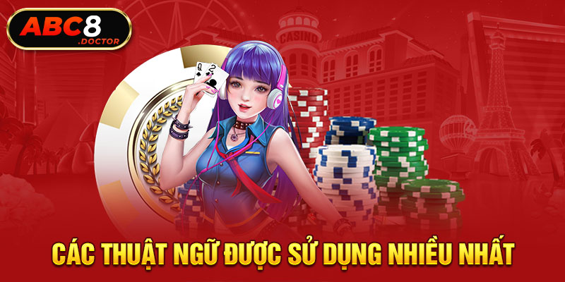 Các thuật ngữ được sử dụng nhiều nhất